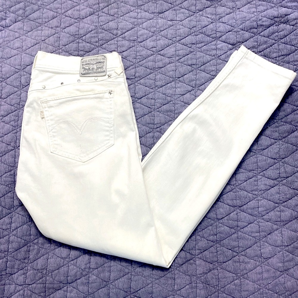 Rare-Vintage Levi’s Boyfriend Skinny Straight Fit Distressed Denim Jeans - Picture 11 of 12